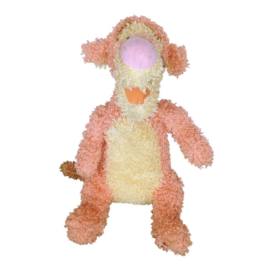 Disney Store Shiny‎ Curly Hair Tiger Plush 12" Tall Stuffed Animal